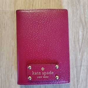 Kate Spade Magenta Passport Cover